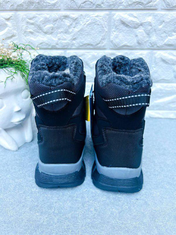 Ботинки-сноубутсы для мальчика ТОМ.М 1599 р. 37 23,4 см Черный (1599) - фото 2 Ботинки-сноубутсы для мальчика ТОМ.М 1599 р. 37 23,4 см Черный (1599) - фото 2