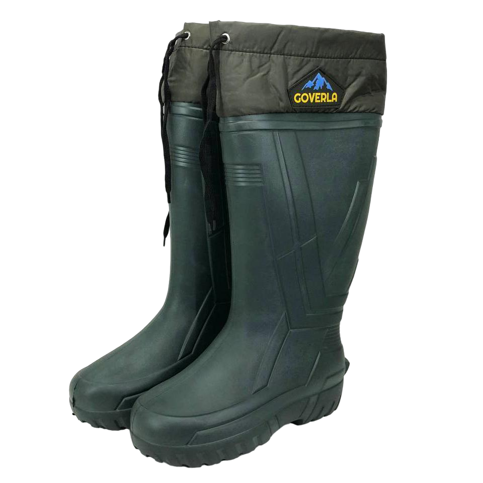 Сапоги рыболовные утепленные резиновые высокие р. 43 (ws31654-2)