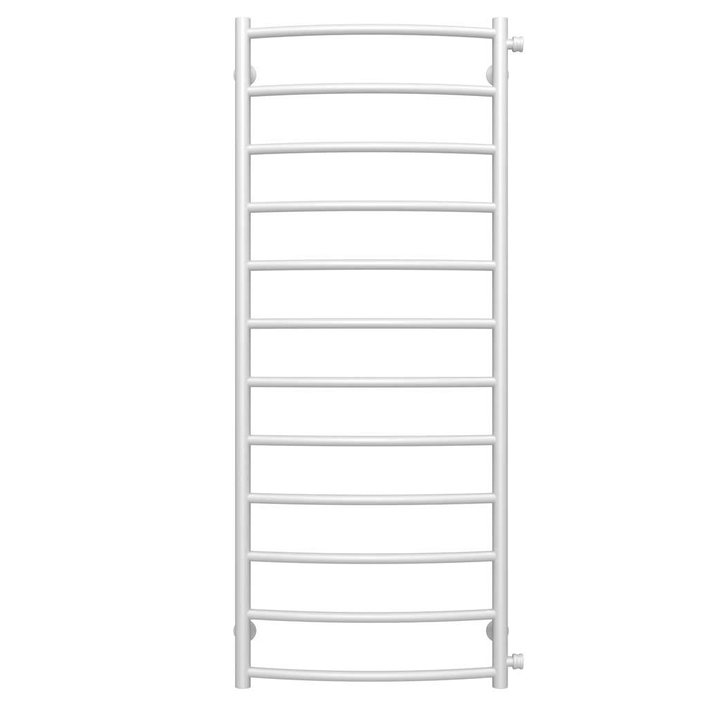 Полотенцесушитель водяной Deffi Классик П12 боковое правое подключение нержавеющая сталь 500x1300 мм Белый (C.DK.130.50.12.WC)