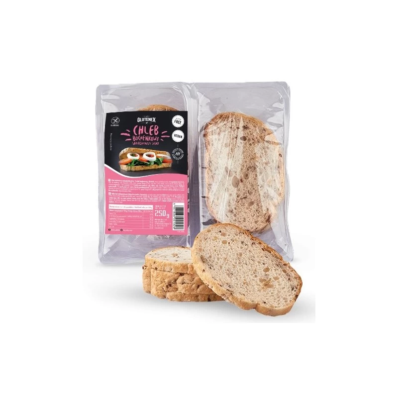 Хлеб без глютена Glutenex 250 г мультизерновой веганский (5901866001826)