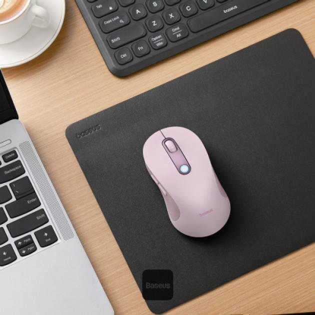 Компьютерная мышка BASEUS F02 Ergonomic Wireless Mouse Pink (B01055505411-01) - фото 8 Компьютерная мышка BASEUS F02 Ergonomic Wireless Mouse Pink (B01055505411-01) - фото 8