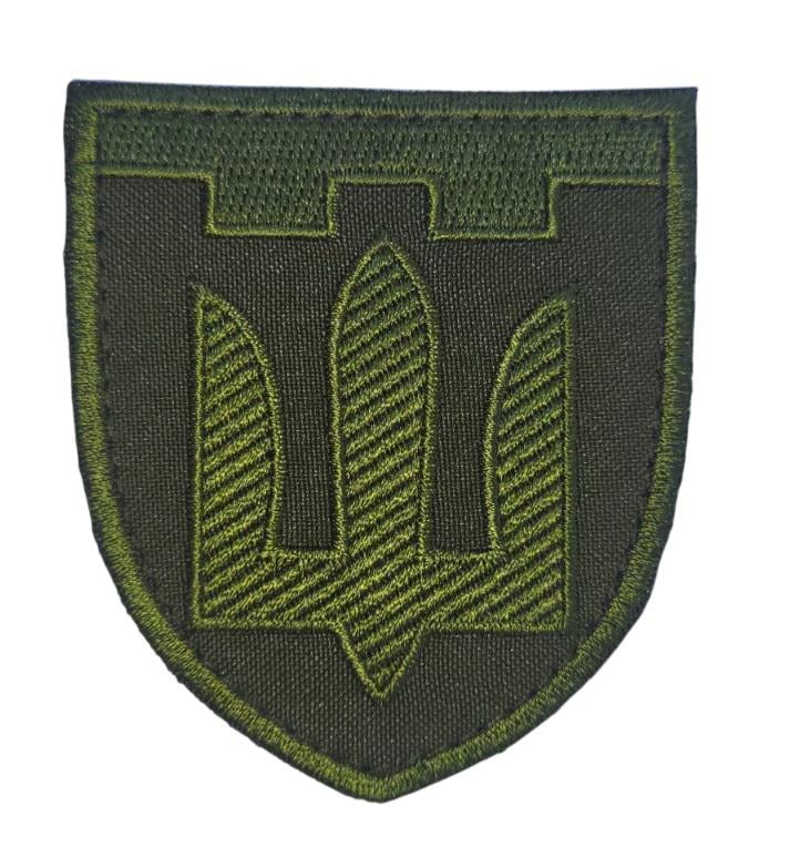 Шеврон Тризуб ТРО Олива (3584448)