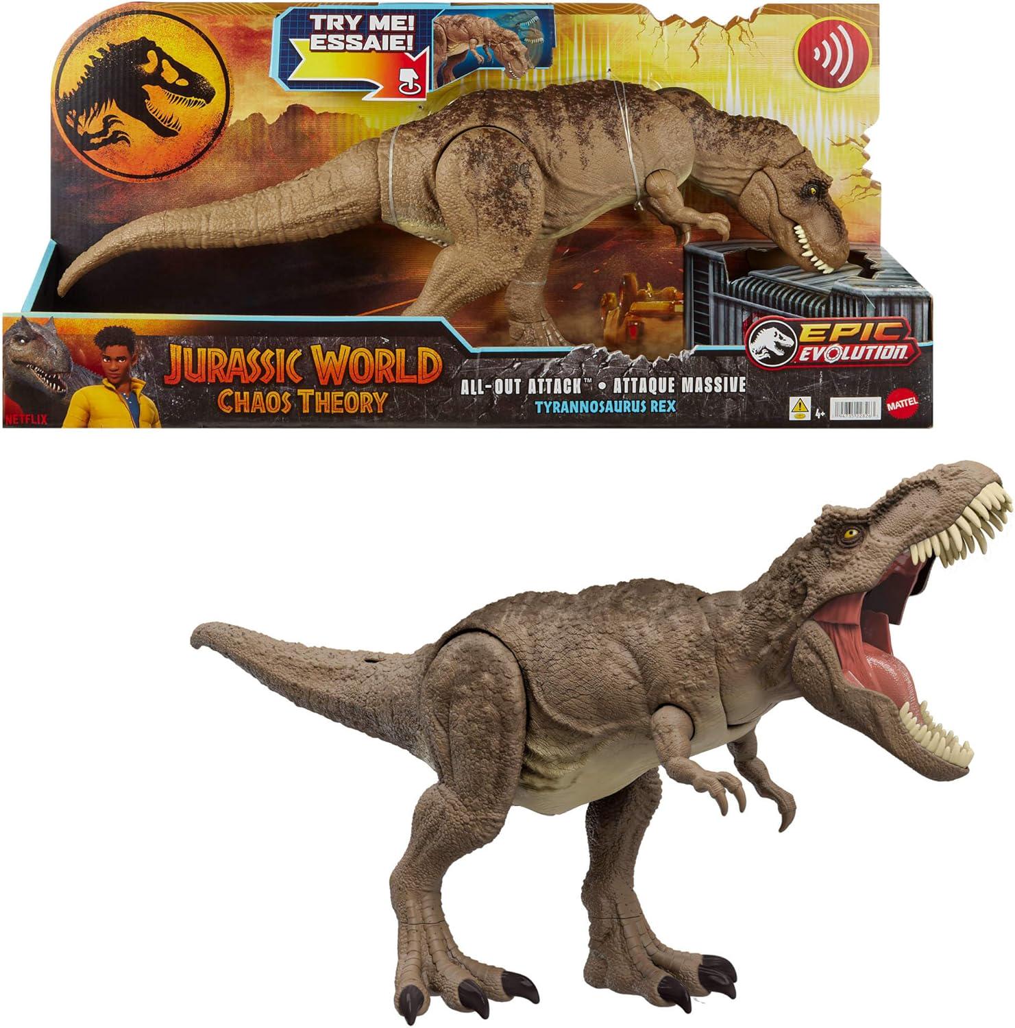 Детская игровая фигурка Jurassic World Tyrannosaurus Rex Action Figure with Rampage Attack (669656989) - фото 6 Детская игровая фигурка Jurassic World Tyrannosaurus Rex Action Figure with Rampage Attack (669656989) - фото 6