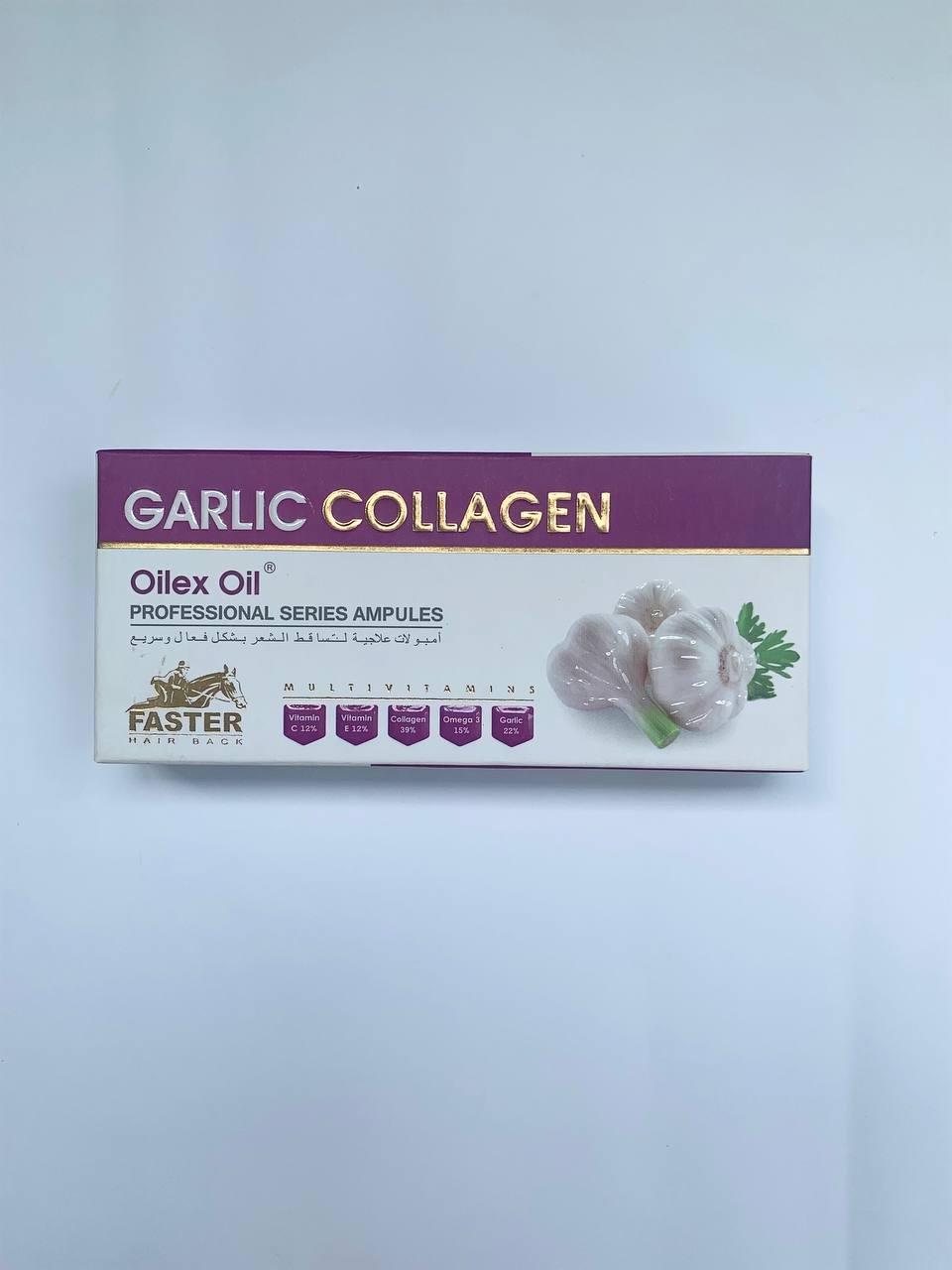 Ампули колагену для волосся з часником Garlic collagen oilex oil