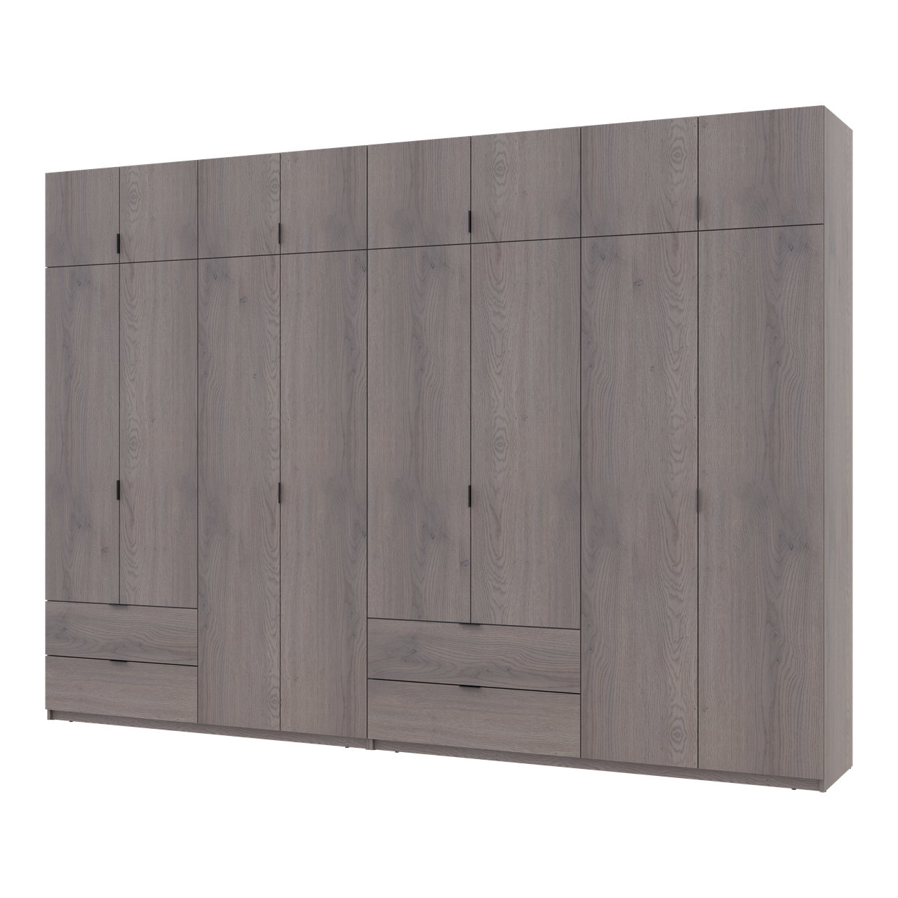 Шкаф для одежды Doros Лукас 4+4 ДСП 340х50х240 см Канноло (42005249)