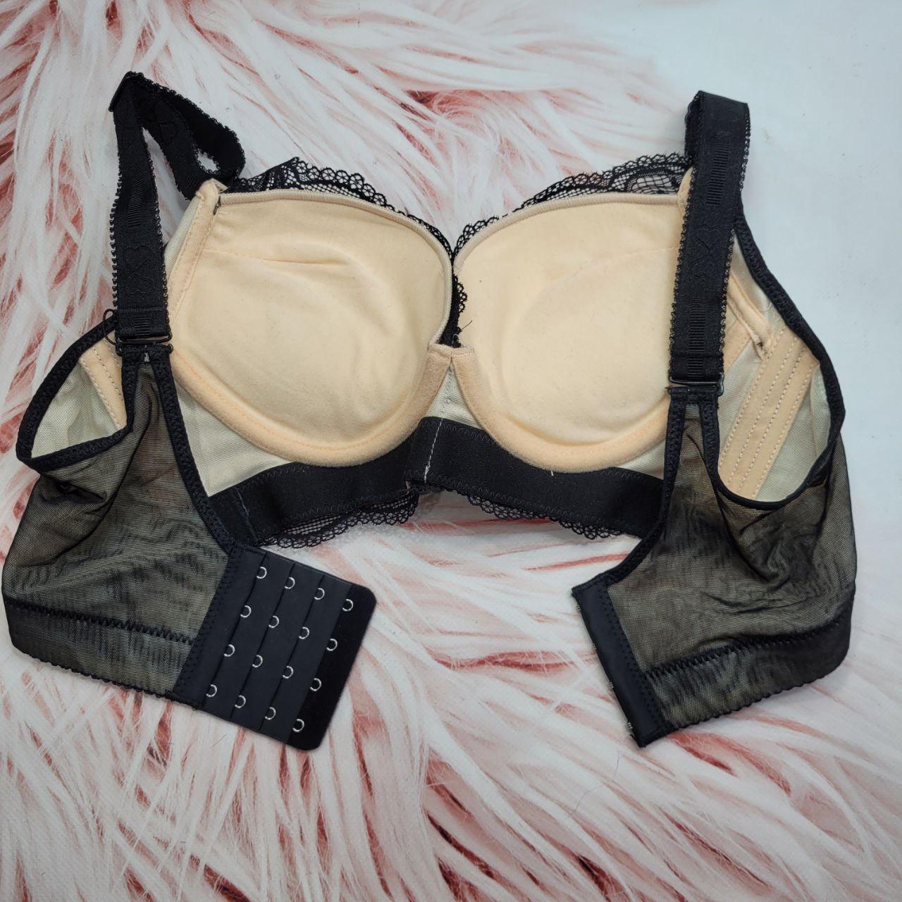 Бюстгалтер мереживний Люся 8111 з пушапом 95C Чорний - фото 2 Бюстгалтер мереживний Люся 8111 з пушапом 95C Чорний - фото 2