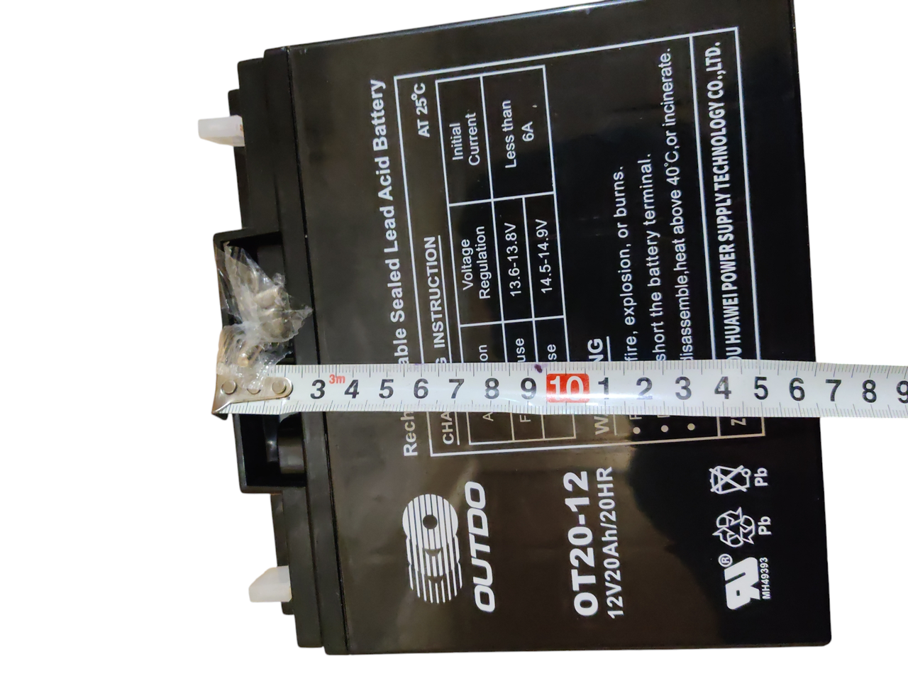 Акумулятор автомобільний OUTDO 12V 20 Ah AGM - фото 2 Акумулятор автомобільний OUTDO 12V 20 Ah AGM - фото 2