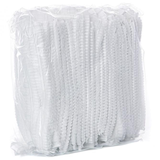 Шапочки одноразовые Etto одуванчик спанбонд на двойной резинке 100 шт. Белый (00081) - фото 1 Шапочки одноразовые Etto одуванчик спанбонд на двойной резинке 100 шт. Белый (00081) - фото 1