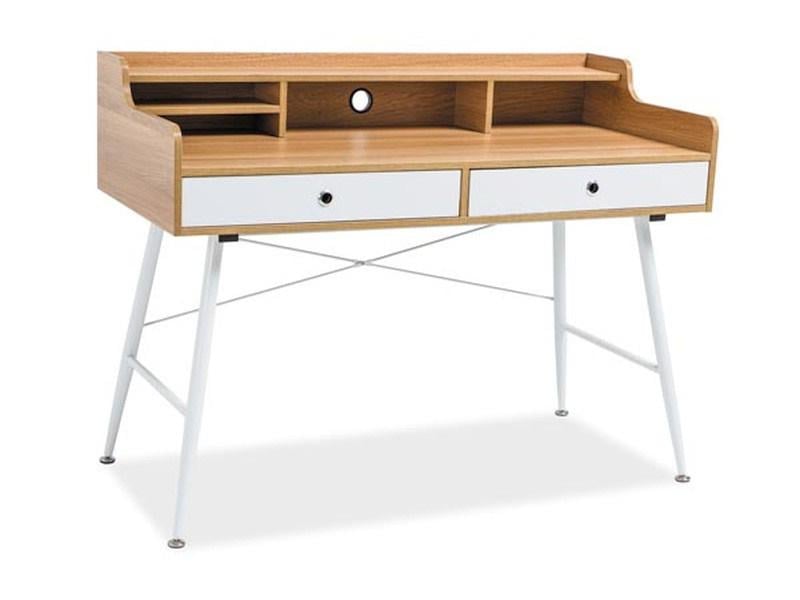 Компьютерный стол Signal B-160 Дуб/Белый