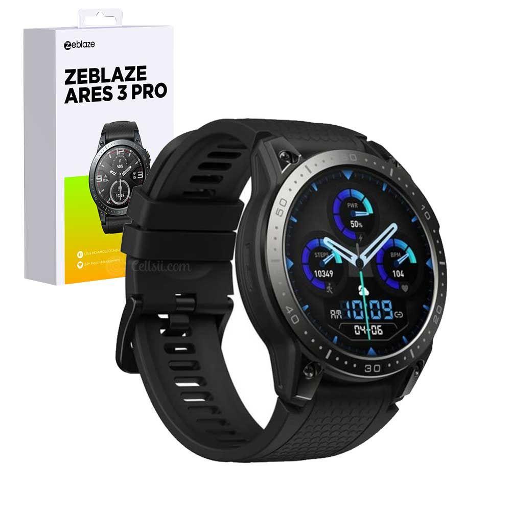 Смарт-часы Zeblaze Ares 3 Pro Black (2144725035) - фото 2 Смарт-часы Zeblaze Ares 3 Pro Black (2144725035) - фото 2