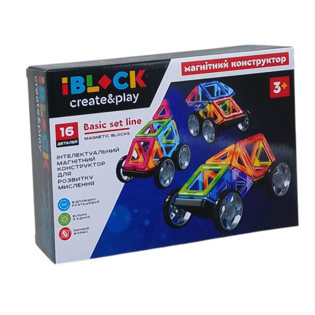 Конструктор Цветные магниты 16 дет. (22392089)