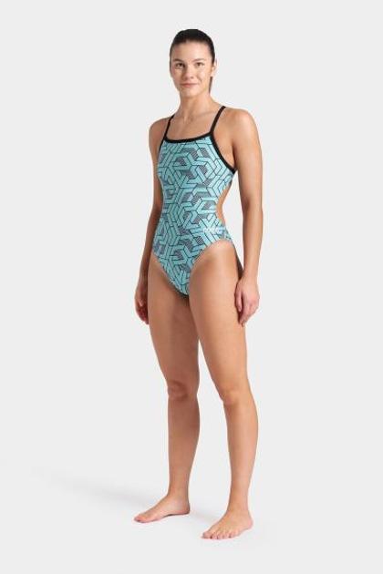 Купальник закритий для жінок Arena ESCAPE SWIMSUIT CHALLENGE BACK Жен р. 44 Бірюзовий (007739-580 44) - фото 2 Купальник закритий для жінок Arena ESCAPE SWIMSUIT CHALLENGE BACK Жен р. 44 Бірюзовий (007739-580 44) - фото 2