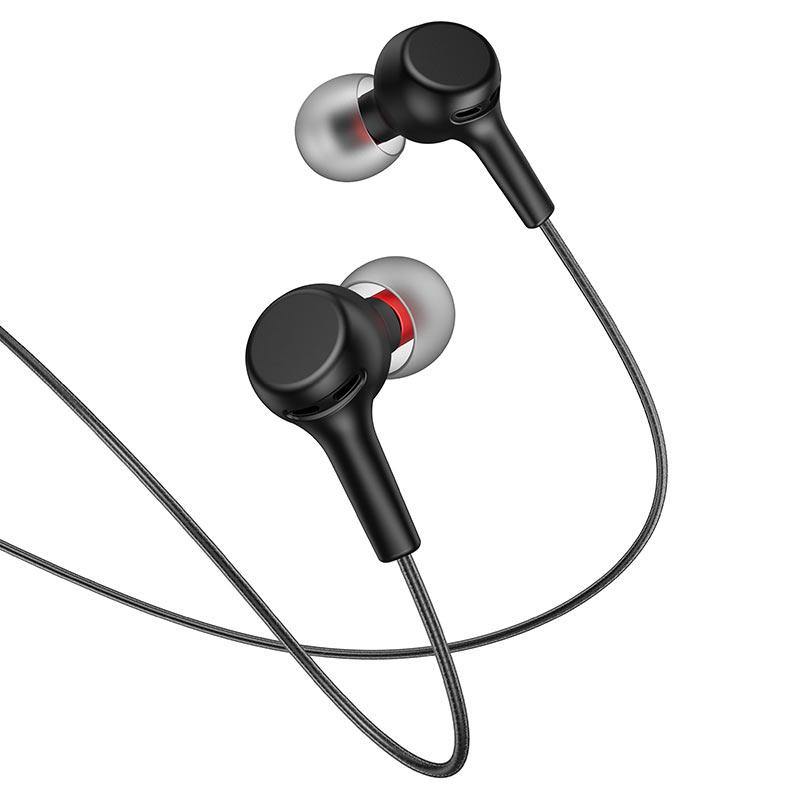 Навушники Hoco El Placer універсальні earphones with microphone M78 Чорний (548875)