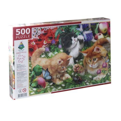 Пазлы Котята и жуки 500 элементов (3070939042)
