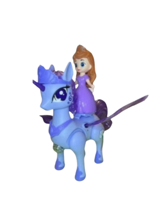 Музыкальная пони единорог QF07-7 с принцессой (32171)