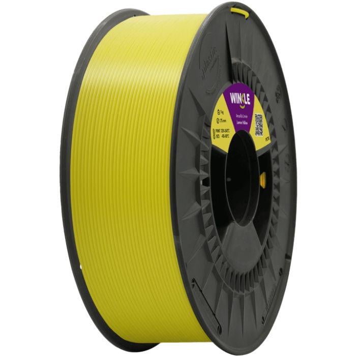 Филамент WINKLE PETG 1 кг 1,75 мм для FDM печати Желтый (PET01000175AMALIMWNK)