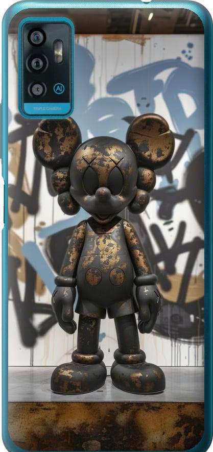 Чехол на ZTE Blade A71 Bronze kaws v2 (6098u-2523-42517)