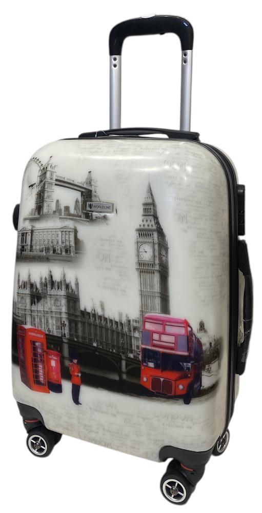 Чемодан Worldline Airtex 809/london S Разноцветный (31706547)