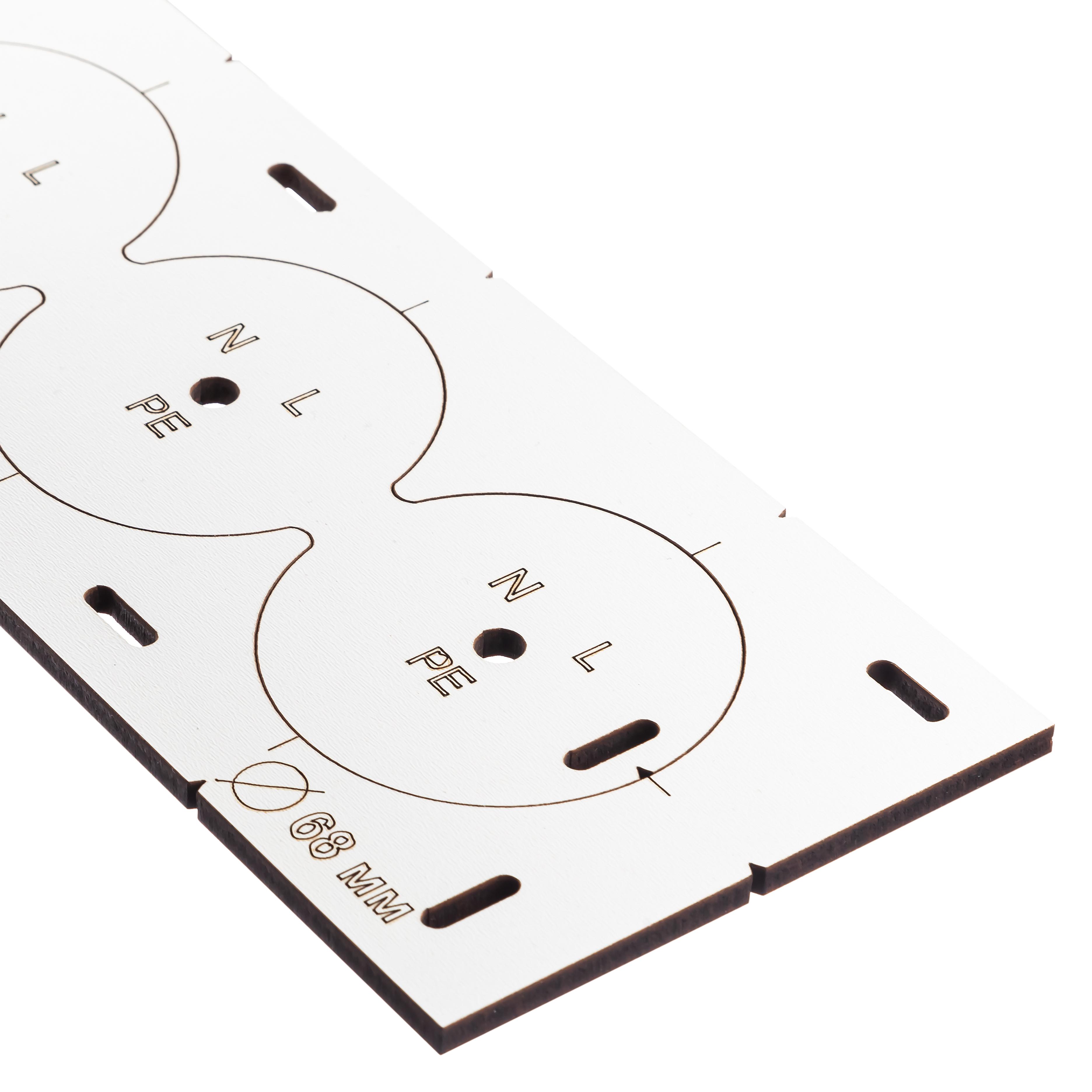 Шаблон Polax для подрозетников с отверстиями (1000-238) - фото 4