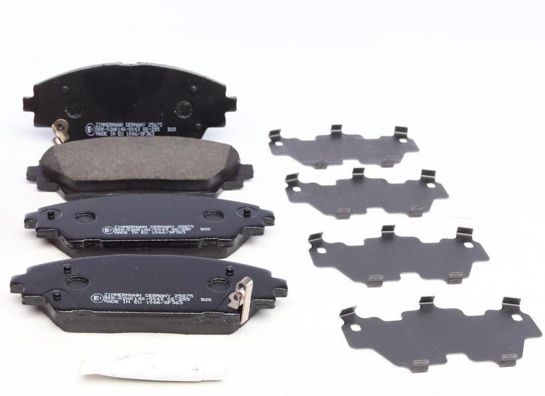 Колодки тормозные передние ZIMMERMANN Mazda 3 13-/CX-3 15- Akebono (25875.160.1 ZIMMERMANN) Колодки тормозные передние ZIMMERMANN Mazda 3 13-/CX-3 15- Akebono (25875.160.1 ZIMMERMANN)