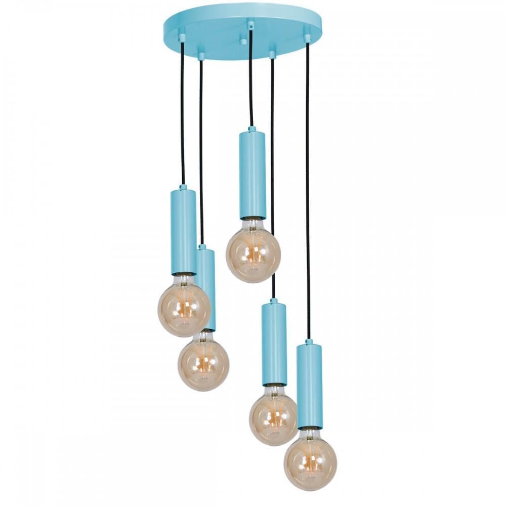 Подвесной светильник Tubes 5 Blue (PL-0003083 M/BLUE)