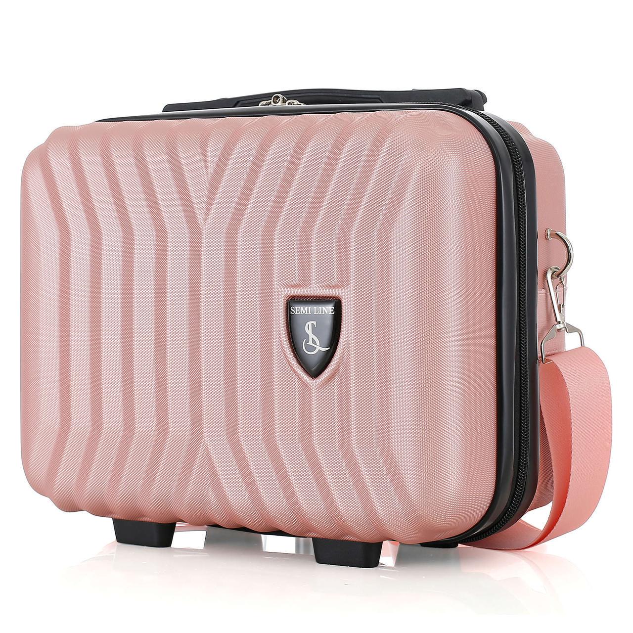 Бьюти-кейс SEMI LINE 12 л Pink (T5987-1)