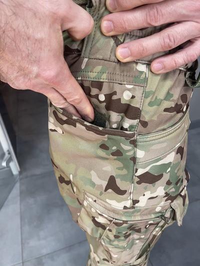 Брюки зимние Wolftrap SoftShell с флисом для военных софтшел 3XL Мультикам (242478) - фото 4