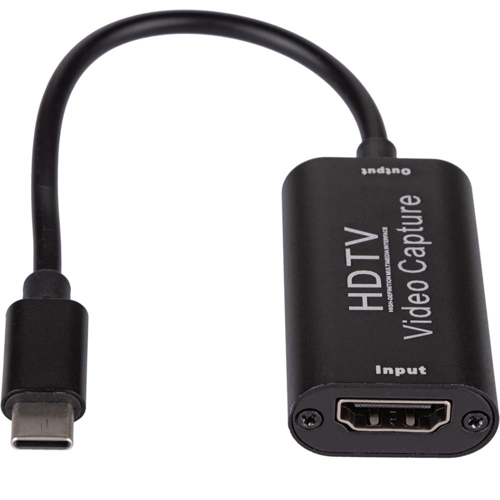 Карта видеозахвата внешняя U&P Capture Card USB Type-C VCC09 Black (4S-VCC09-BK)