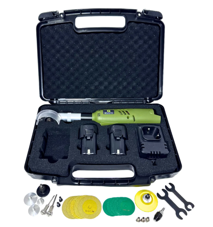 Гравер угловой GRAVIX с двумя аккумуляторами 16,8V - фото 3