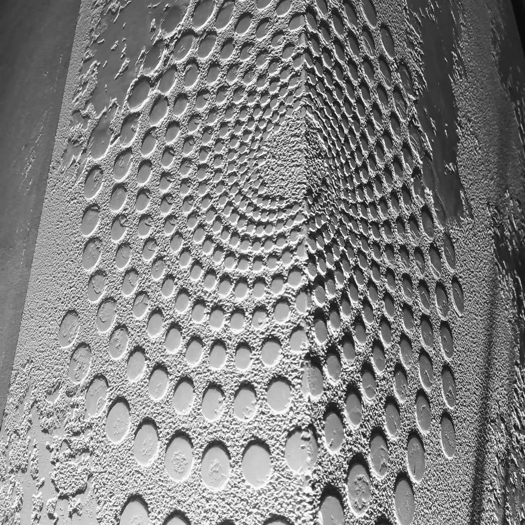 Трафарет DFA круглый узор для декоративной штукатурки 0,3-1 мм (C00017-d)