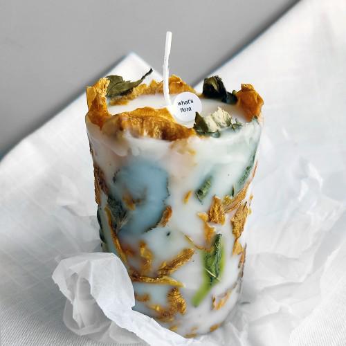 Ароматическая свеча Тепло и уют ручной работы (3691) Ароматическая свеча Тепло и уют ручной работы (3691)