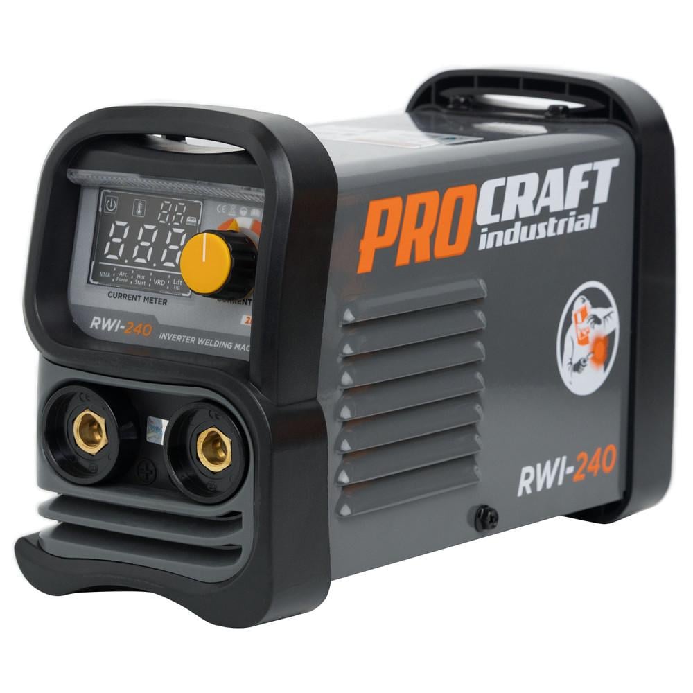 Аппарат сварочный инверторный Procraft Industrial RWI240 MMA/TIG 140А электрод до 4 мм VRD Hot Start
