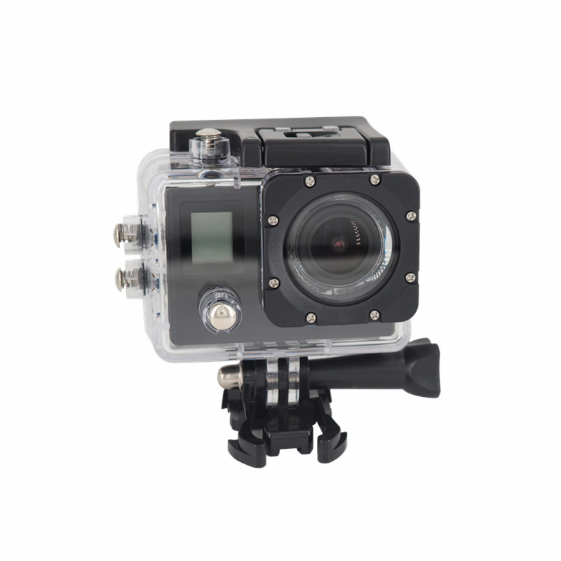 Экшн камера Action Camera A100 Wi-Fi 4K с аквабоксом и набором креплений два экрана Черный + Пульт - фото 15 Экшн камера Action Camera A100 Wi-Fi 4K с аквабоксом и набором креплений два экрана Черный + Пульт - фото 15