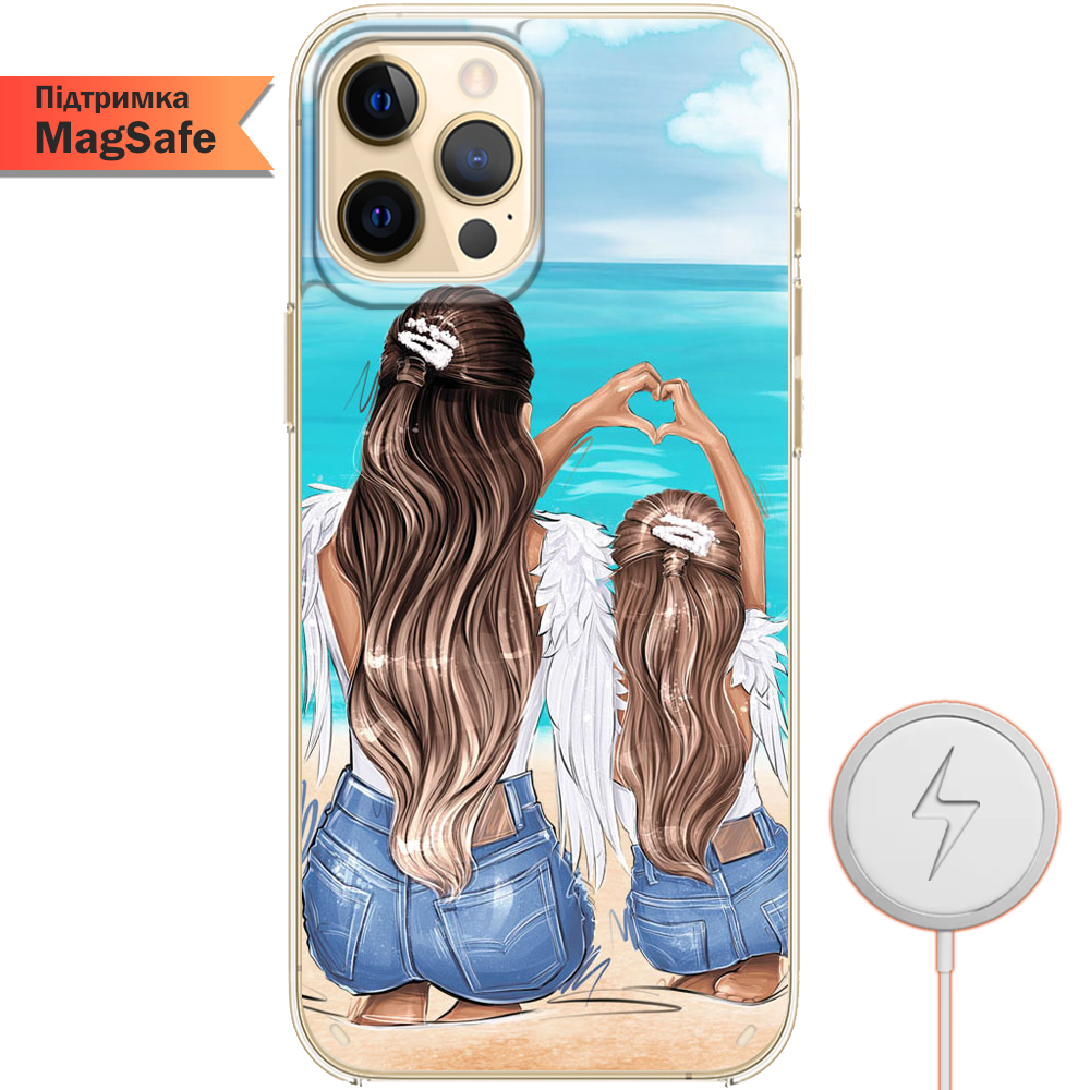 Чехол BoxFace iPhone 12 Pro Max Family Vacation Прозрачный силикон с поддержкой MageSafe (41085-up2380-41499)