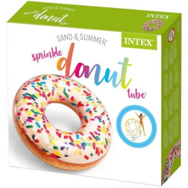 Круг надувной Intex Пончик с присыпкой 99 см от 14 лет (56263) (407517/407514)