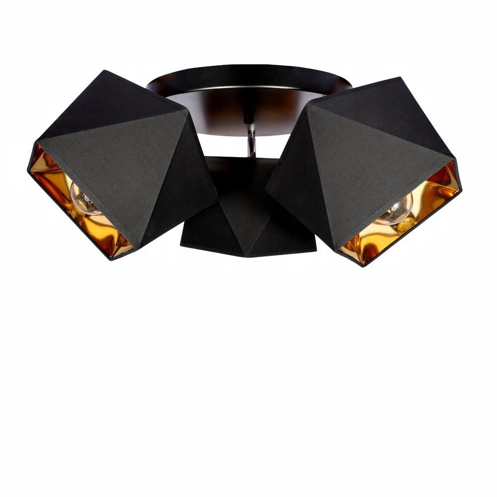 Люстра потолочная Light House SRS-19039/3 Черный/Золотой