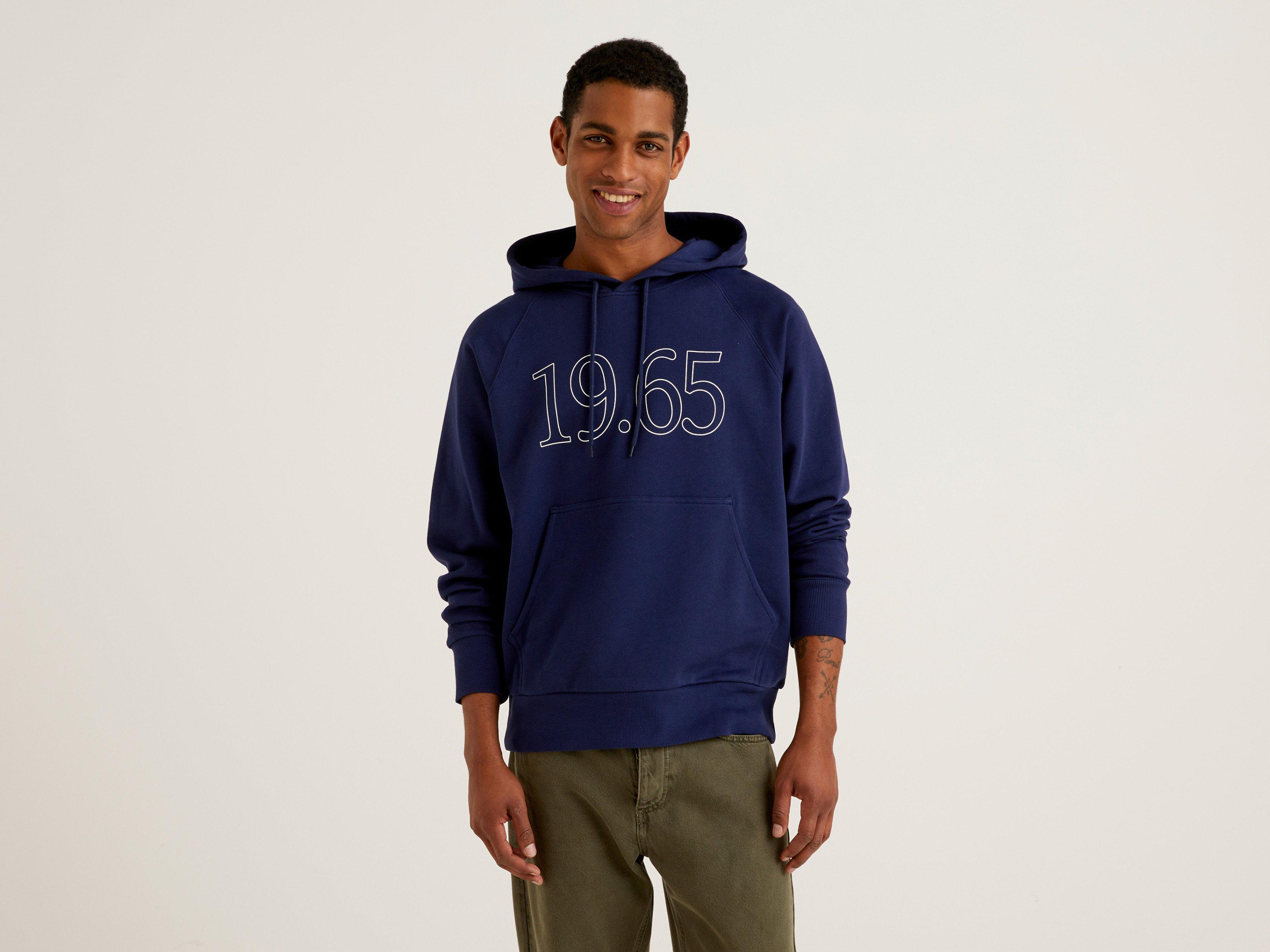 Свитшот мужской Benetton 3j70u2003 XXL Синий Свитшот мужской Benetton 3j70u2003 XXL Синий