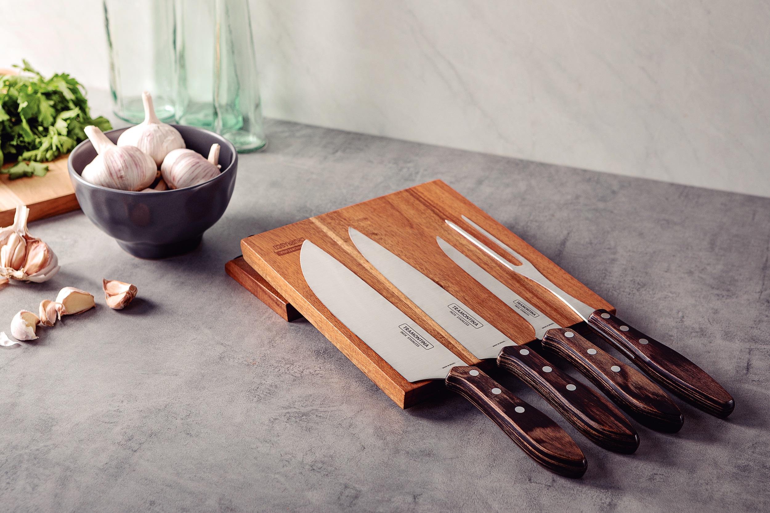 Набір кухонних приборів Tramontina для гриль-барбекю Polywood 5Х (UG-21198/981) - фото 4 Набір кухонних приборів Tramontina для гриль-барбекю Polywood 5Х (UG-21198/981) - фото 4