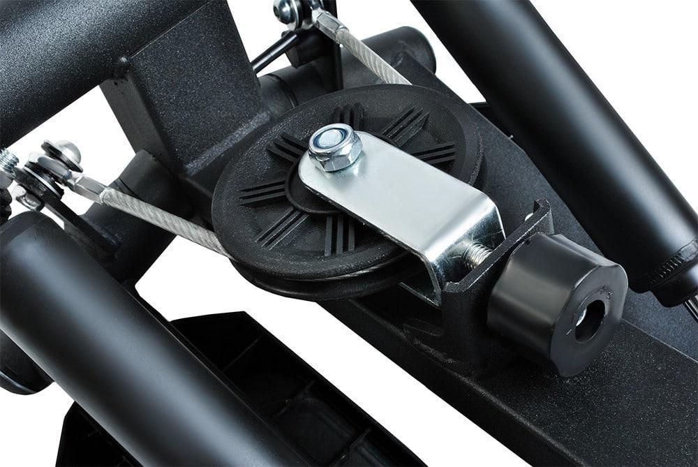 Степпер поворотный TRIZAND с эспандерами для рук и дисплеем (22776) - фото 5