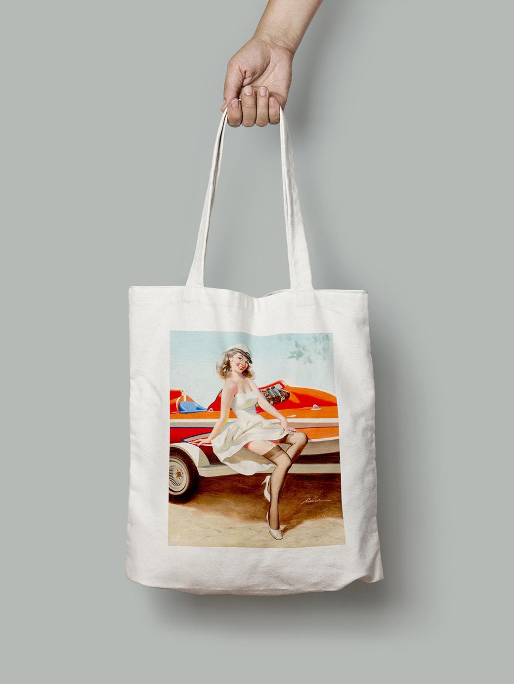 Эко-сумка Хорошая поездка. Дональд Раст шопер (pin_up1740017_Bag)