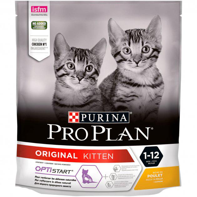 Корм сухий для кошенят Purina Pro Plan Original Kitten з куркою 400 г (7613036545099) Корм сухий для кошенят Purina Pro Plan Original Kitten з куркою 400 г (7613036545099)