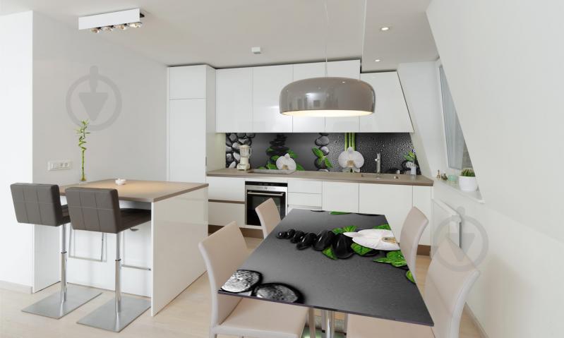 Наклейка вінілова на стіл Zatarga «Чорне Каміння» 650х1200 мм Z180460/1st