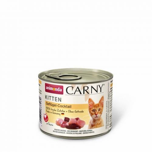 Вологий корм Animonda Carny Kitten Poultry Cocktail з птицею для кошенят 200 г (AM-83963)