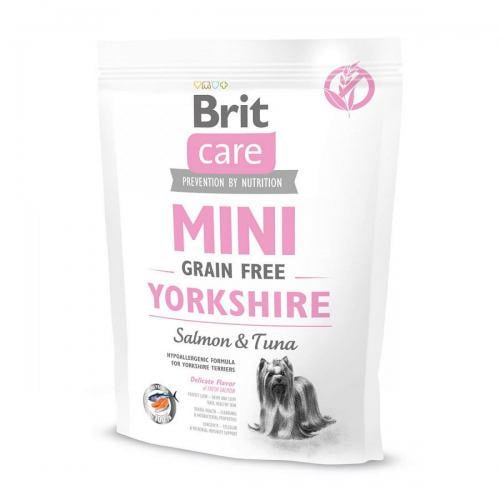 Корм для собак сухой Brit Care Grain-free Mini Yorkshire с лососем и тунцем 400 г (9679)