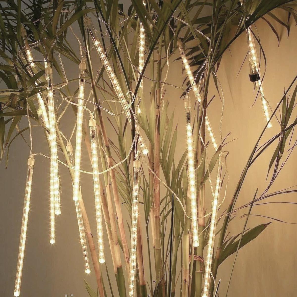 Новогодняя гирлянда 144 LED Тающая сосулька 3,1 м Тёплый-белый (1008904-Other)