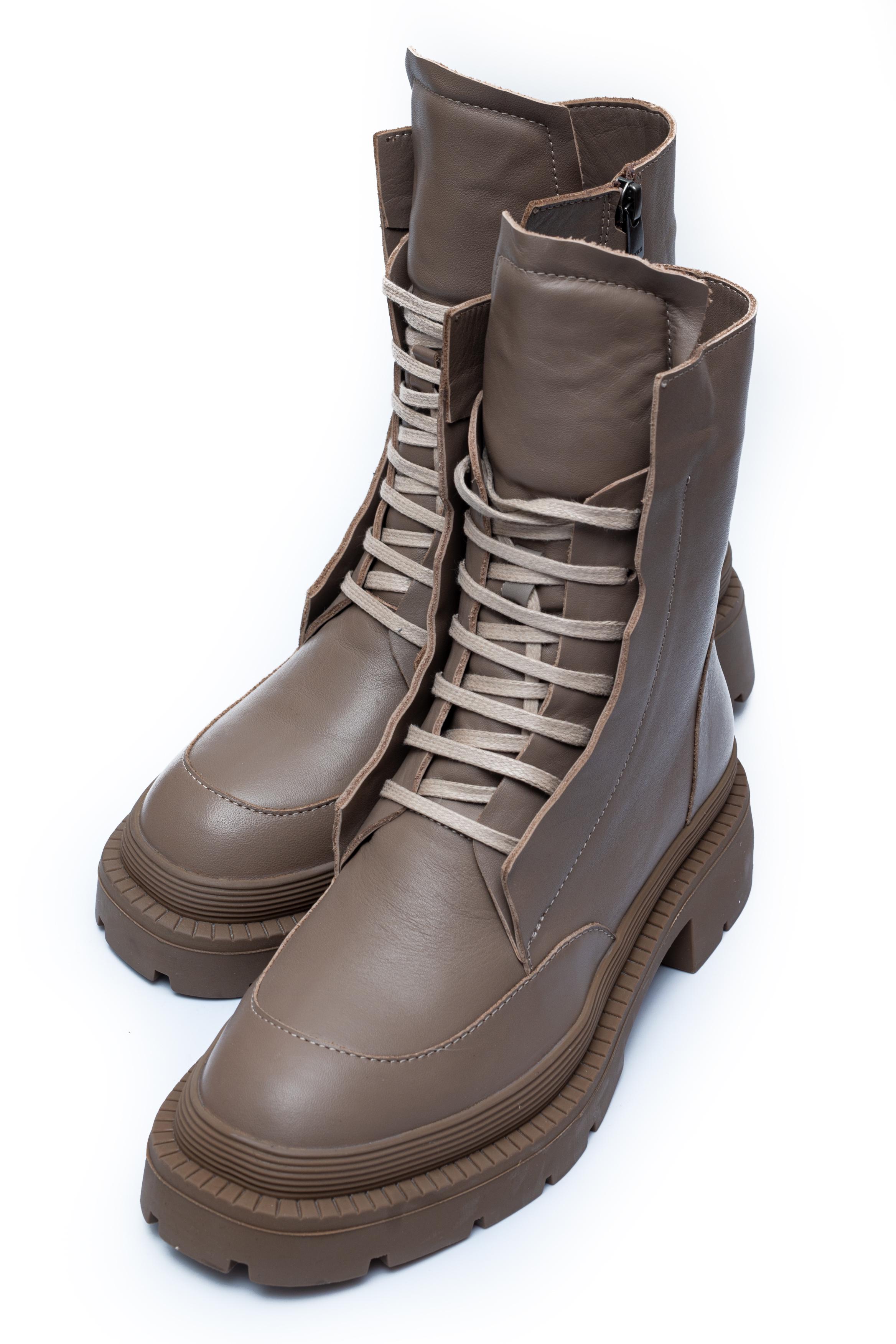 Ботинки Evromoda 00970 р. 37 Бежевый (11056644)