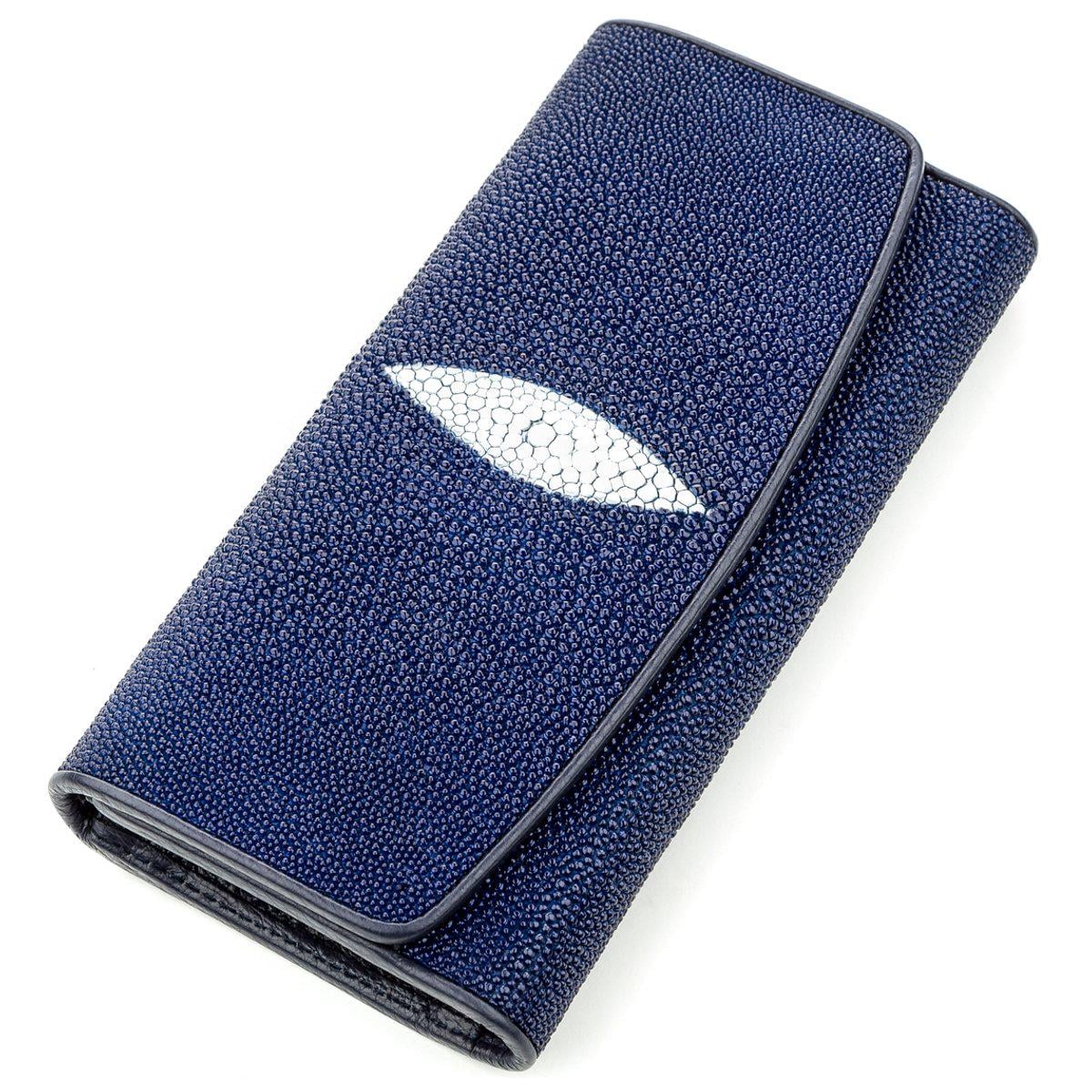 Кошелек женский Stingray leather 18622 кожа Синий