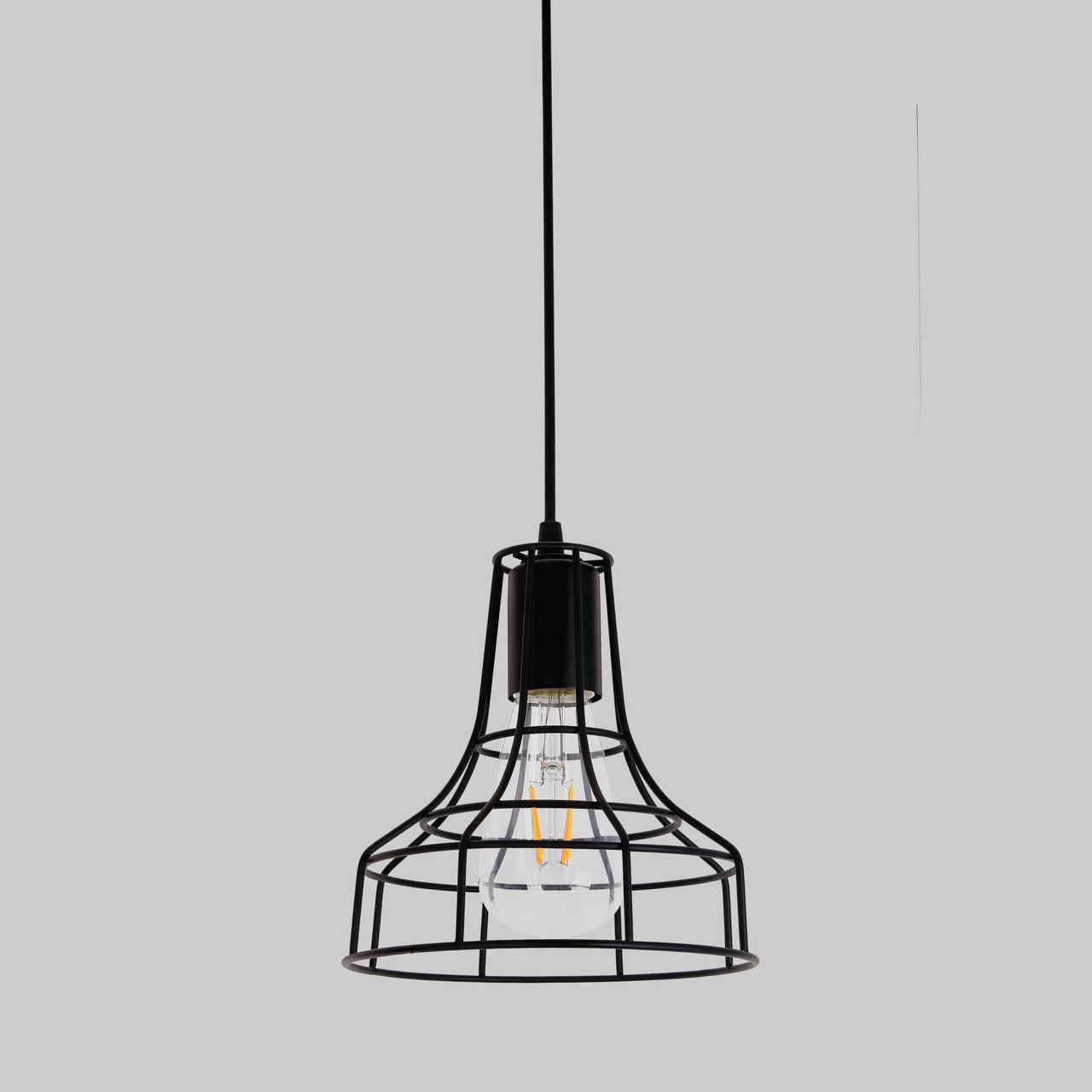 Подвесной светильник Levistella 52-8876-1 BK в стиле лофт Черный (52-8876-1 BK)