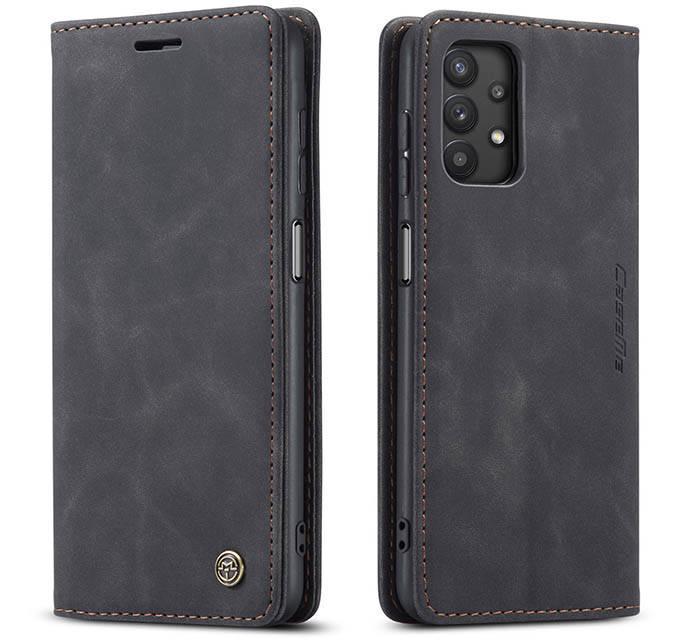 Чехол книжка с магнитом CaseMe на Samsung Galaxy A32 A325 Black (20829-2B)