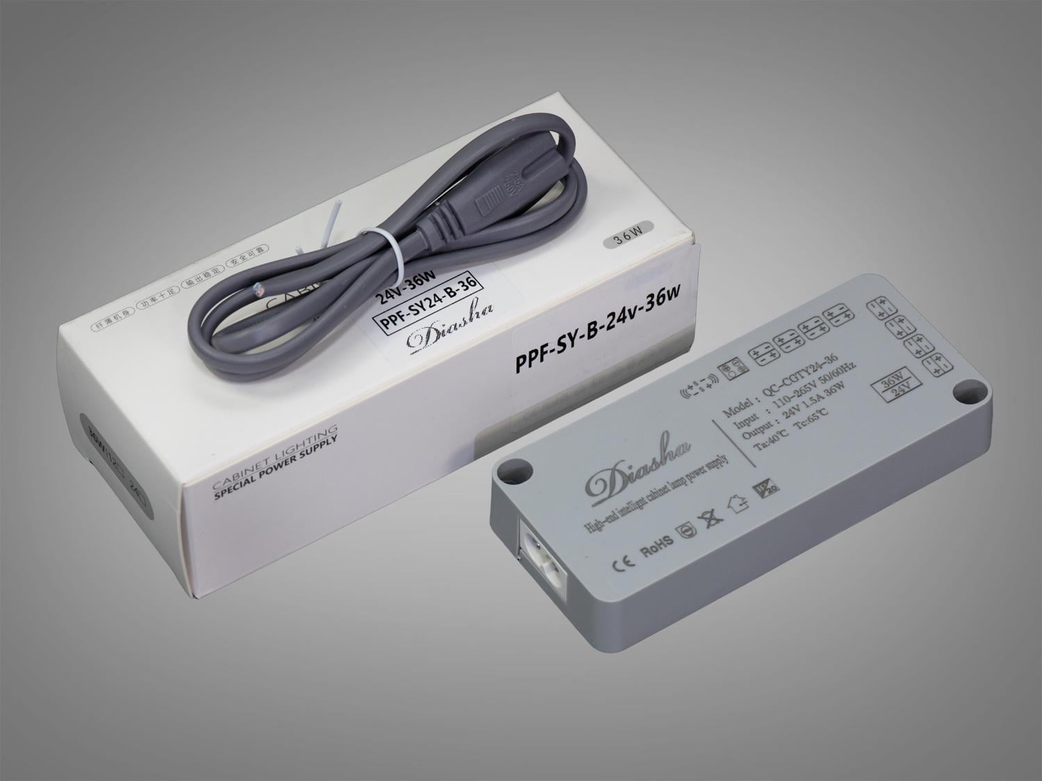 Управляемый блок питания тонкий для LED-ленты 24 В 36 Вт 1,5А (PPF-SY-B-24V-36w)